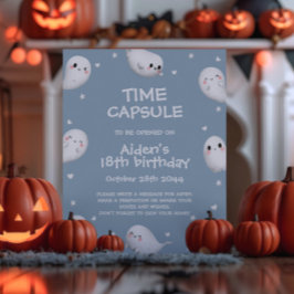 Niedliches Sternzeichen zu Halloween Time Kapsel Poster