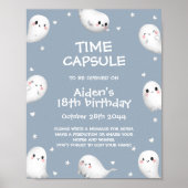 Niedliches Sternzeichen zu Halloween Time Kapsel Poster (Vorne)