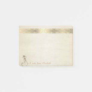 Niedliches, stilvolles Elegant, Elster, Katze Post-it Klebezettel