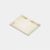 Niedliches, stilvolles Elegant, Elster, Katze Post-it Klebezettel (angewinkelt)