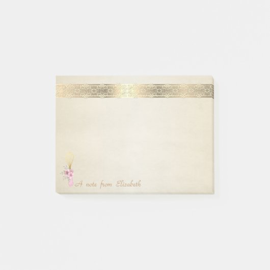 Niedliches, stilvolles Elegant, Spitzen, Post-it-C Post-it Klebezettel (Vorderseite)