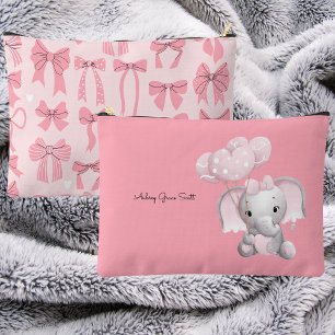 Niedliches stilvolles Pink Ribbon Baby Girl Zubehörtasche