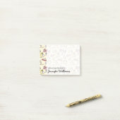 Niedliches Strand-Szenen-Muster | addieren Ihren Post-it Klebezettel (Auf Schreibtisch)