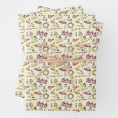 Niedliches Strandbild Geschenkpapier Set (Beispiel)