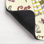 Niedliches Strandbild Mousepad (Ecke)