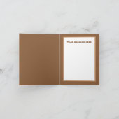 Niedliches Strandgepäck Karte (Innenseite)