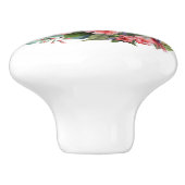 Niedliches Strandhaus mit rosa Flamingo Keramikknauf (Seitenansicht)