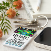 NIEDLICHES STRANDHAUS Schlüsselanhänger (Vorderseite rechts)