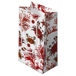 Niedliches Strandkrabbenmuster Party Kleine Geschenktüte