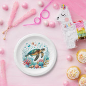 Niedliches Strandschildkröten-Party Pappteller (Party)