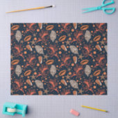 Niedliches Strandseashell Korallenmuster Party Gew Seidenpapier (Basteln)