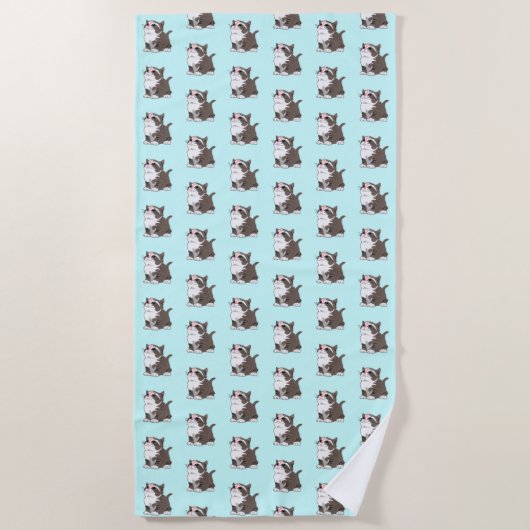 Niedliches Strandtuch (Vorderseite)