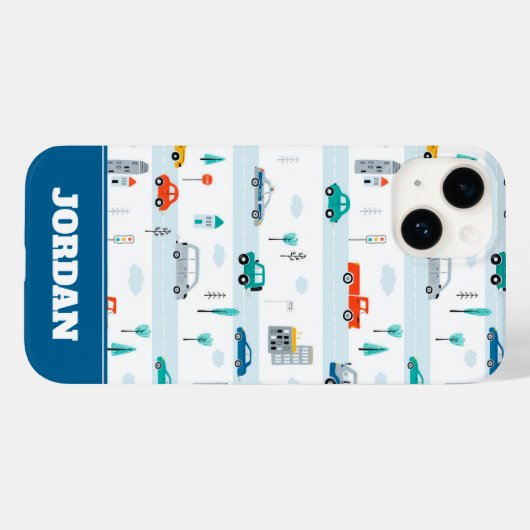 Niedliches Straßenmuster Case-Mate iPhone Hülle (Rückseite (Horizontal))