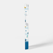 Niedliches Straßenmuster iPhone Hülle (Linke Seite)