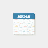 Niedliches Straßenmuster Post-it Klebezettel (Vorderseite)