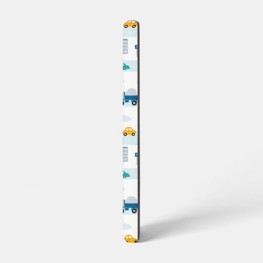 Niedliches Straßenmuster Samsung Galaxy Hülle (Linke Seite)