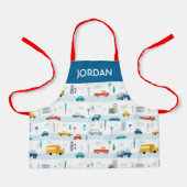 Niedliches Straßenmuster Schürze (Vorderseite)