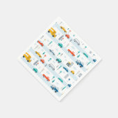 Niedliches Straßenmuster Serviette (Ecke)