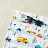 Niedliches Straßenmuster Strandtuch (Beispiel)