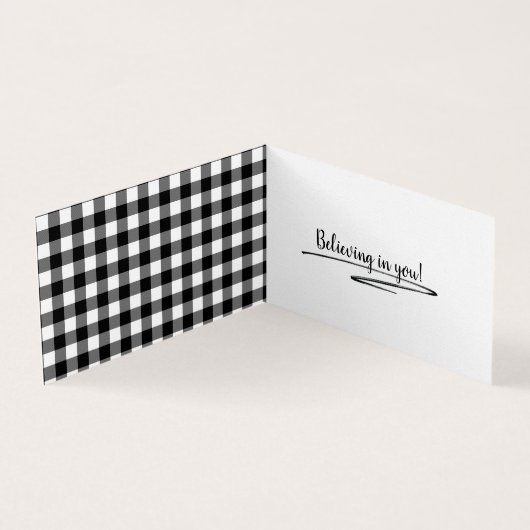 Niedliches Strichfigur-Mädchen mit Frisur und Zita (Innenseite)