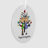 Niedliches Strichmännchen Ornament (Vorderseite)