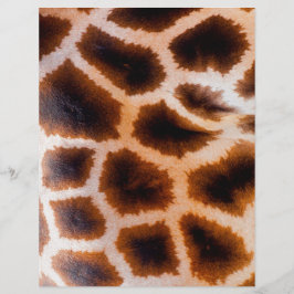 Niedliches, stylisches Braun Tan Spots Giraffe Mus