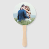 Niedliches stylisches Red Cherries Foto Danke Mono Fächer (Rückseite)