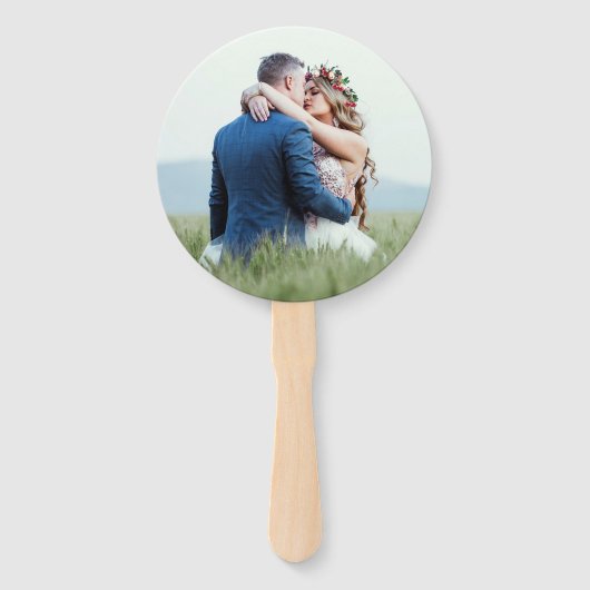 Niedliches stylisches Red Cherries Foto Danke Mono Fächer (Rückseite)