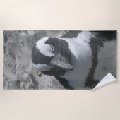 Niedliches Südafrikanisches Pinguin-Badetuch Strandtuch (Vorderseite)