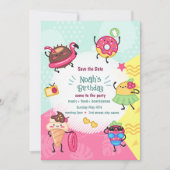 Niedliches Summer Pool Party Geburtstag Einladung (Vorderseite)