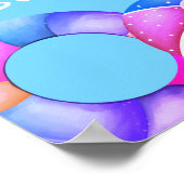 Niedliches Summer Pool-Party Poster (Ecke)