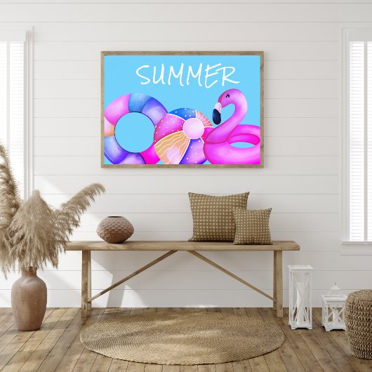 Niedliches Summer Pool-Party Poster