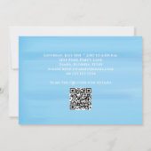 Niedliches Summer Pool Party Wasserfarbe Einladung (Rückseite)