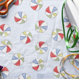 Niedliches Summer Watercolor Beach Muster Seidenpapier