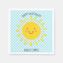 Niedliches Sunshine Happy Birthday Party