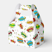 Niedliches Superhelden-Party Geschenkschachtel (Rückseite)