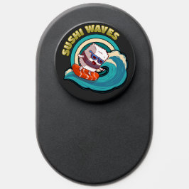 Niedliches Surfen Kawaii Sushi PopSocket