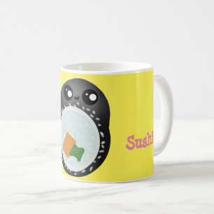 Niedliches Sushi-Cartoon-Design Kaffeetasse