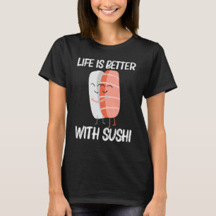 Niedliches Sushi für Männer japanische Küche T-Shirt
