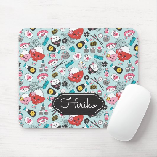Niedliches Sushi-Muster Mousepad (Mit Mouse)