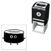 Niedliches Sushi-Zeichen | Kawaii Sushi Roll Permastempel (Beispiel)