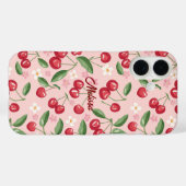 Niedliches, süß-rosafarbenes Muster Case-Mate iPhone Hülle (Rückseite (Horizontal))