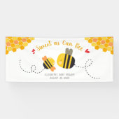 Niedliches süß wie kann man als Kawaii Baby Dusche Banner (Horizontal)