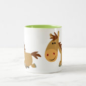 Niedliches süßes Cartoon Zweifarbige Tasse (Mittel)