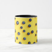 Niedliches Sweet Fruit Feinschmecker Cartoon Blueb Tasse (Zentrum)
