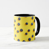 Niedliches Sweet Fruit Feinschmecker Cartoon Blueb Tasse (VorderseiteRechts)
