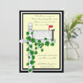 NIEDLICHES Sweet House Erwärmung Party Einladung (Stehend Vorderseite)