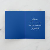 Niedliches syrisches Hamster Tea Party mit Donuts Karte (Innenseite)