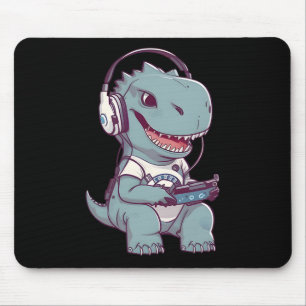 Niedliches T. Rex-Dinosaurier Videospiel Gaming Ga Mousepad
