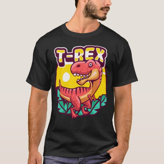 Niedliches T-Rex T-Shirt (Vorderseite)